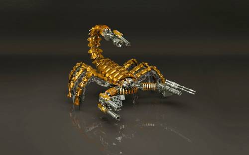 Машина скорпион - 3D