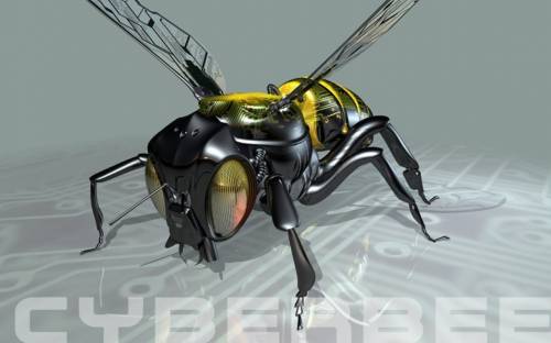 3D пчела - 3D