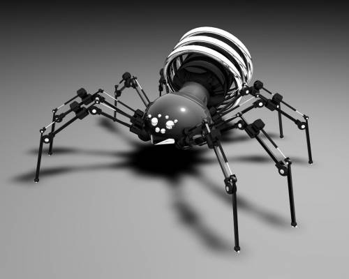 Механический паук - 3D