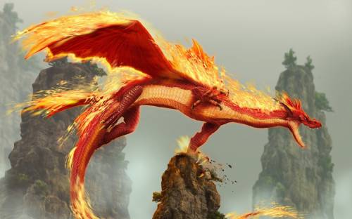 Огненный дракон - 3D