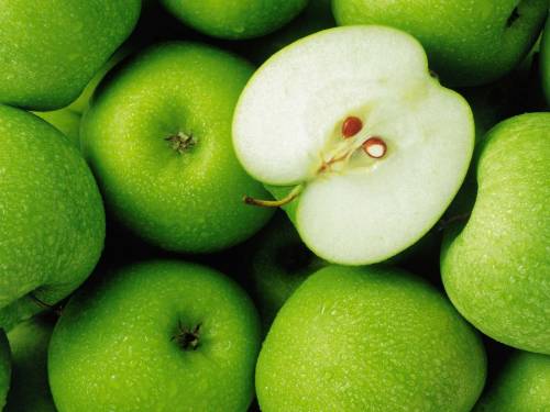 Фото зеленых яблок - Еда