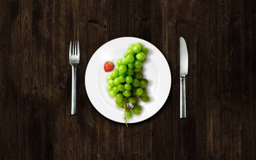 Зеленый виноград - Еда