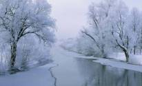 Фото реки зимой