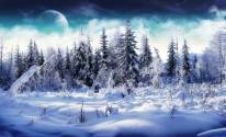 Сказочная зимняя природа