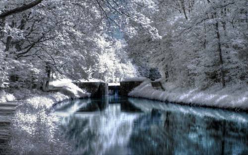 Прекрасная белая природа - Зима