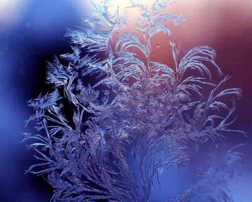 Ледяной рисунок - Зима