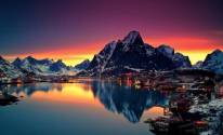 Норвегия, горы, озеро