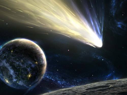 Падение кометы - Космос
