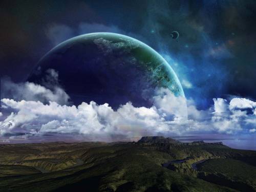 Планета в облаках - Космос
