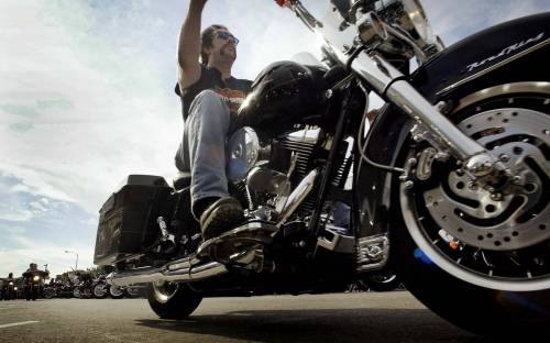 Байкер на Harley - Мотоциклы