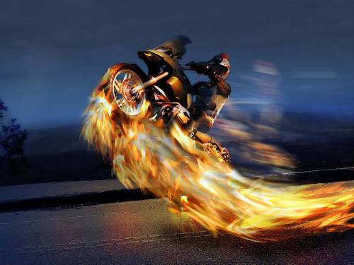 Огненный гонщик - Мотоциклы