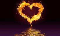 Огненное сердце над водой