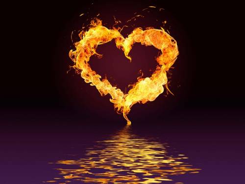 Огненное сердце над водой - Любовь