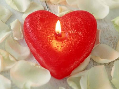 Сердце в виде свечи - Любовь