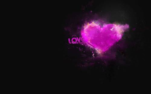 Фиолетовое сердце - Любовь