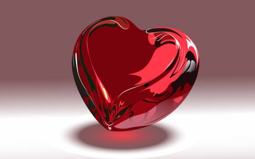Объемное сердце - Любовь