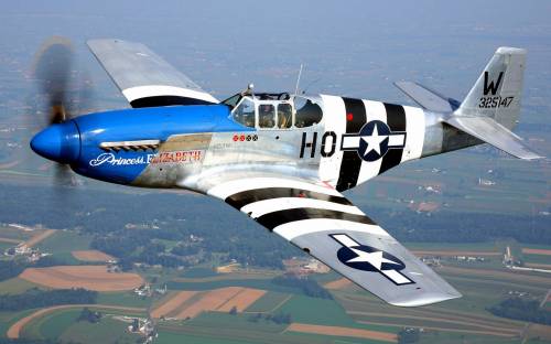 Самолет, истребитель, P-51 Mustang - Авиация