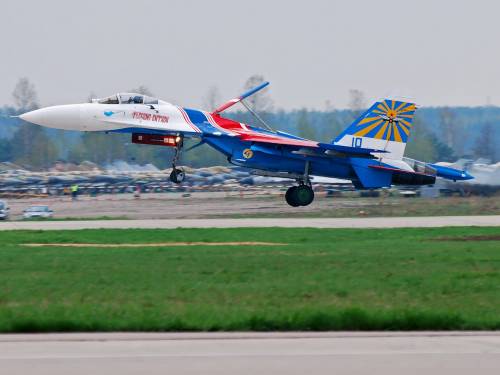 Фото Су-27 на взлете - Авиация