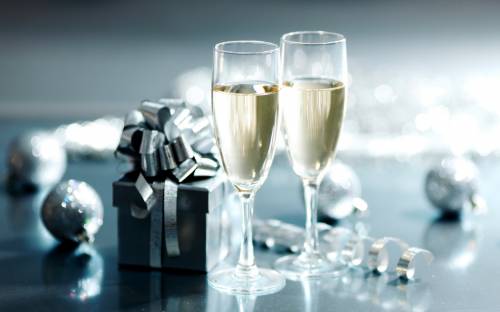 Фото бокалы с шампанским - Праздники