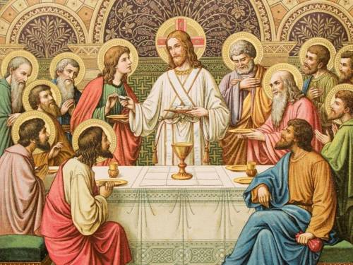 Иисус Христос с учениками - Праздники