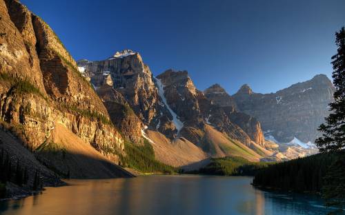 Горы, озеро, природа - Природа