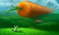 Очень большая морковка
