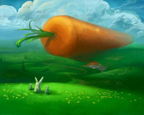 Очень большая морковка - Прикольные