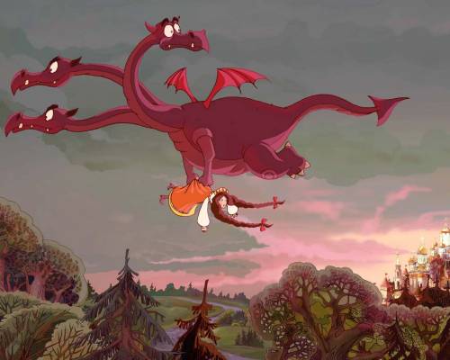 Трехголовый дракон из сказки - Детские
