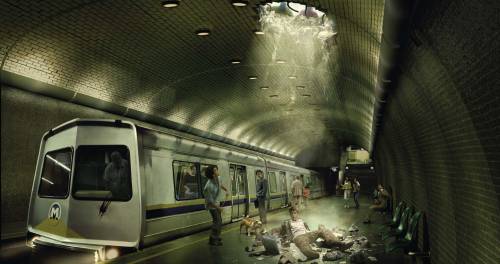 Поезд метро фото - Креативные