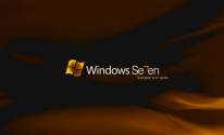 Надпись Windows Seven