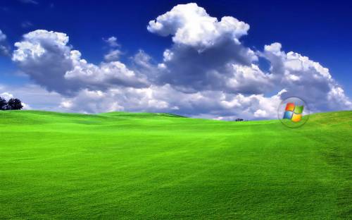 Трава и облака - Windows