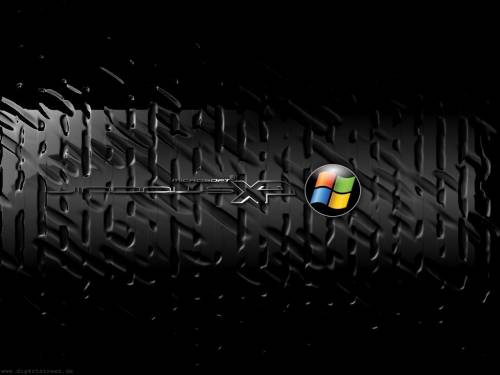 Темный фон с логотипом Windows - Windows