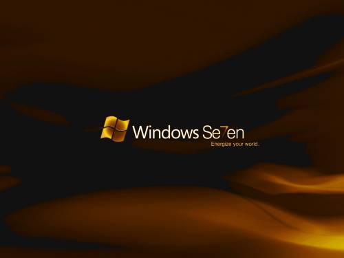 Надпись Windows Seven - Windows
