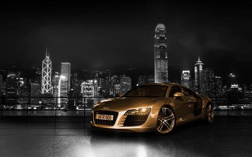 Audi R8 Gold - Автомобили