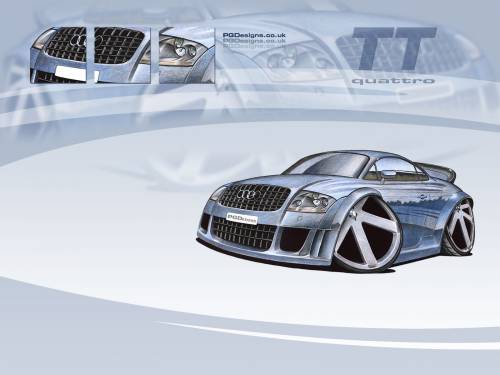 Фон с Audi TT Quattro - Автомобили