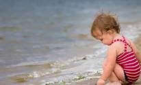 Море, ребенок, девочка