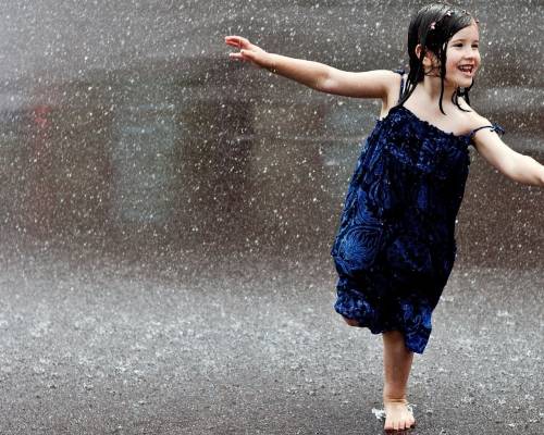 Девочка, красота, дождь - Позитивные