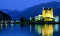 Ночной замок в Шотландии
