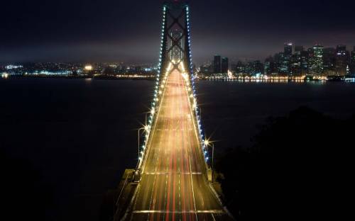 Большой мост ночью - Города