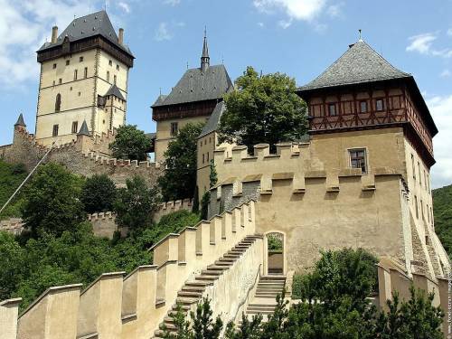 Фото замка в Чехии - Города