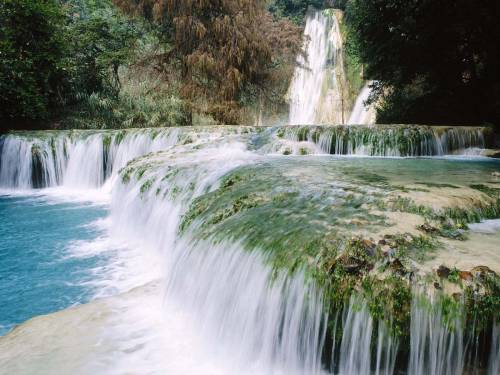 Маленький и широкий водопад - Водопады