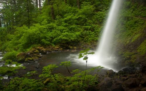 Водопад, Columbia River, Oregon - Водопады